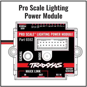 TRAXXAS TRX-4 TRX-6 Pro Scale Advanced Lighting Control System w Power Module For Installation Guide