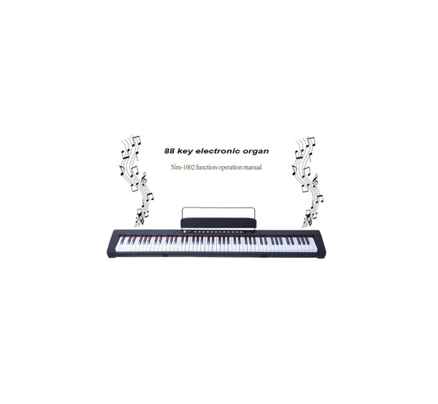 88 key electronic organ Instructions