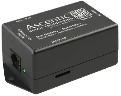 Ascentic SIG-0 Mini-Gateway User Manual