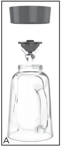 BLACK DECKER BL1400DG-P Quit Blender with Cyclone Glass Jar User Manual