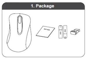 CANYON CNE-CMSW2 Wireless optical mouse User Guide
