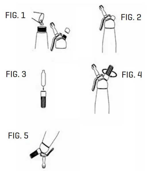 Sharper Image Gourmet Hot/Cold Whipper Instruction Manual