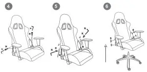CANYON CND-SGCH4 Deimos Gaming Chair User Manual
