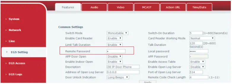 Fanvil IP Door Phone i30 Installation Guide