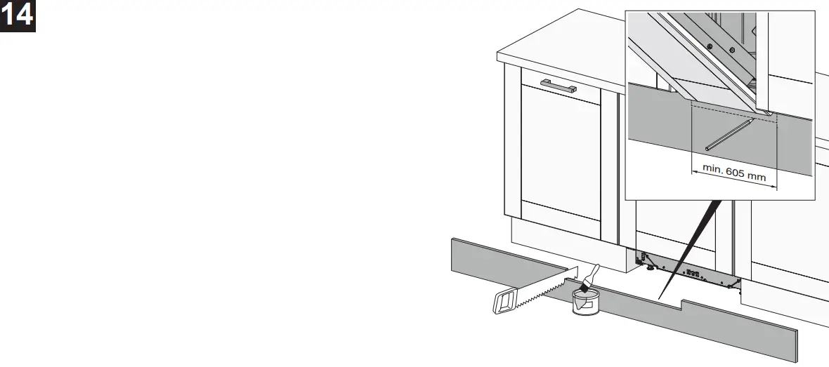 Hisense 254HV671C60UK Integrated Full Size Dishwasher Installation Guide