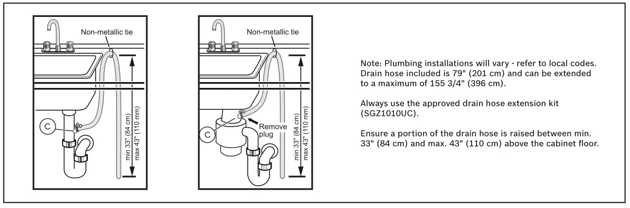 Bosch 24″ Recessed Handle Dishwasher [SHEM78Z55N] User Manual
