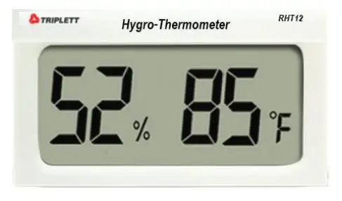 TRIPLETT RHT12 Hygro-Thermometer User Manual
