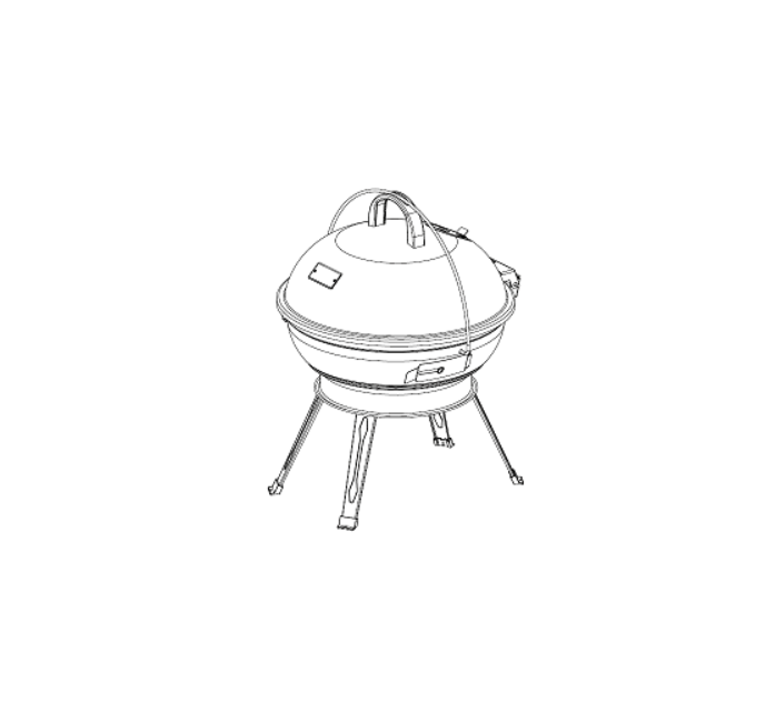 abbleninc 14.5 Inch Portable Charcoal Grill Owner’s Manual