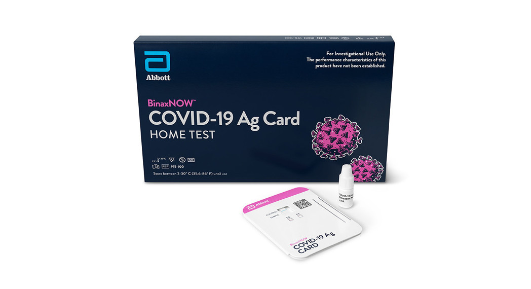 Abbott BinaxNOW COVID-19 Ag Card Home Test Instruction Manual