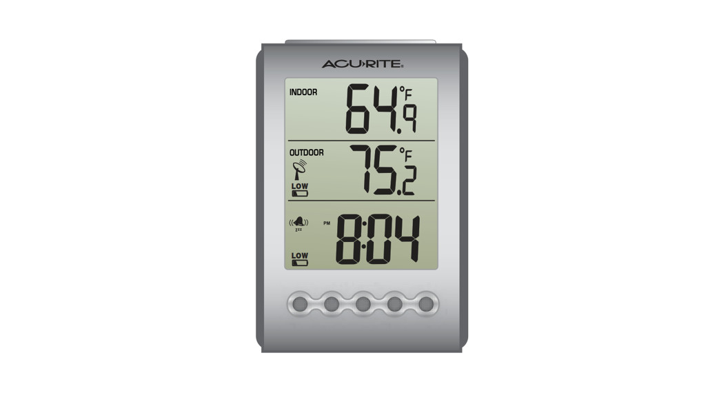 AcuRite 00604 Wireless Thermometer with Clock Instruction Manual