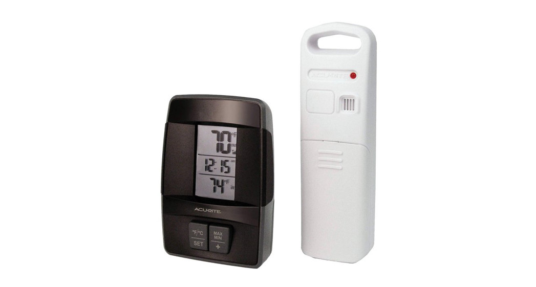 ACURITE 00606 Wireless Indoor/Outdoor Thermometer with Clock Instruction Manual