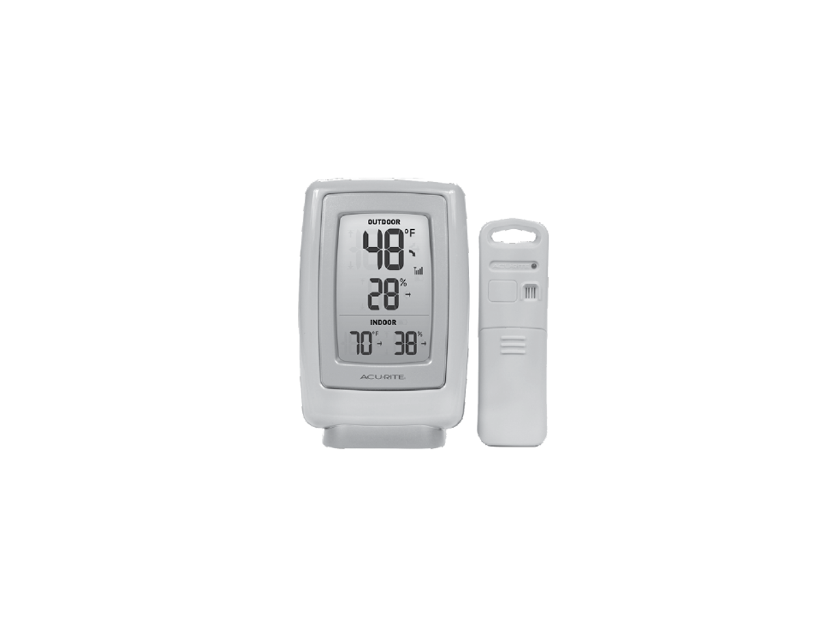 ACURITE 00611A3 Wireless Indoor/Outdoor Thermometer and Humidity Sensor Instruction Manual