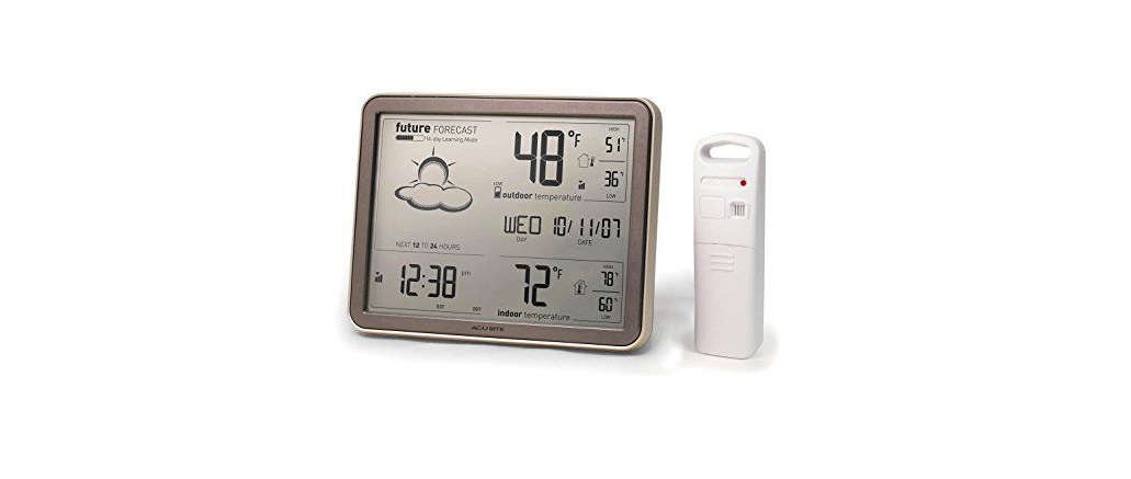 ACURITE 75077 Wireless Weather Station with Forecast and Atomic Clock Instruction Manual