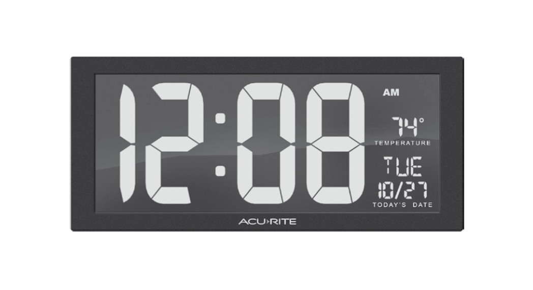 ACURITE 75100 Digital Clock Instruction Manual