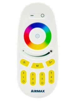 AIRMAX RGBW Color-Changing LED Light Remote Owner’s Manual