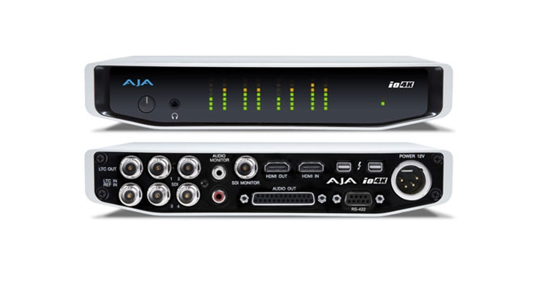 AJA Io 4K Plus Audio and Vedio for Thunderbolt 3 User Guide