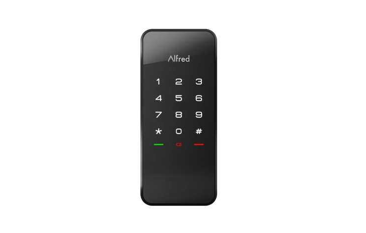 Alfred DB1 Black Electronic Deadbolt Lighted Keypad Touchscreen Instructions