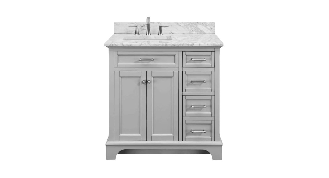 allen roth 36-in Vanity with Top Installation Guide