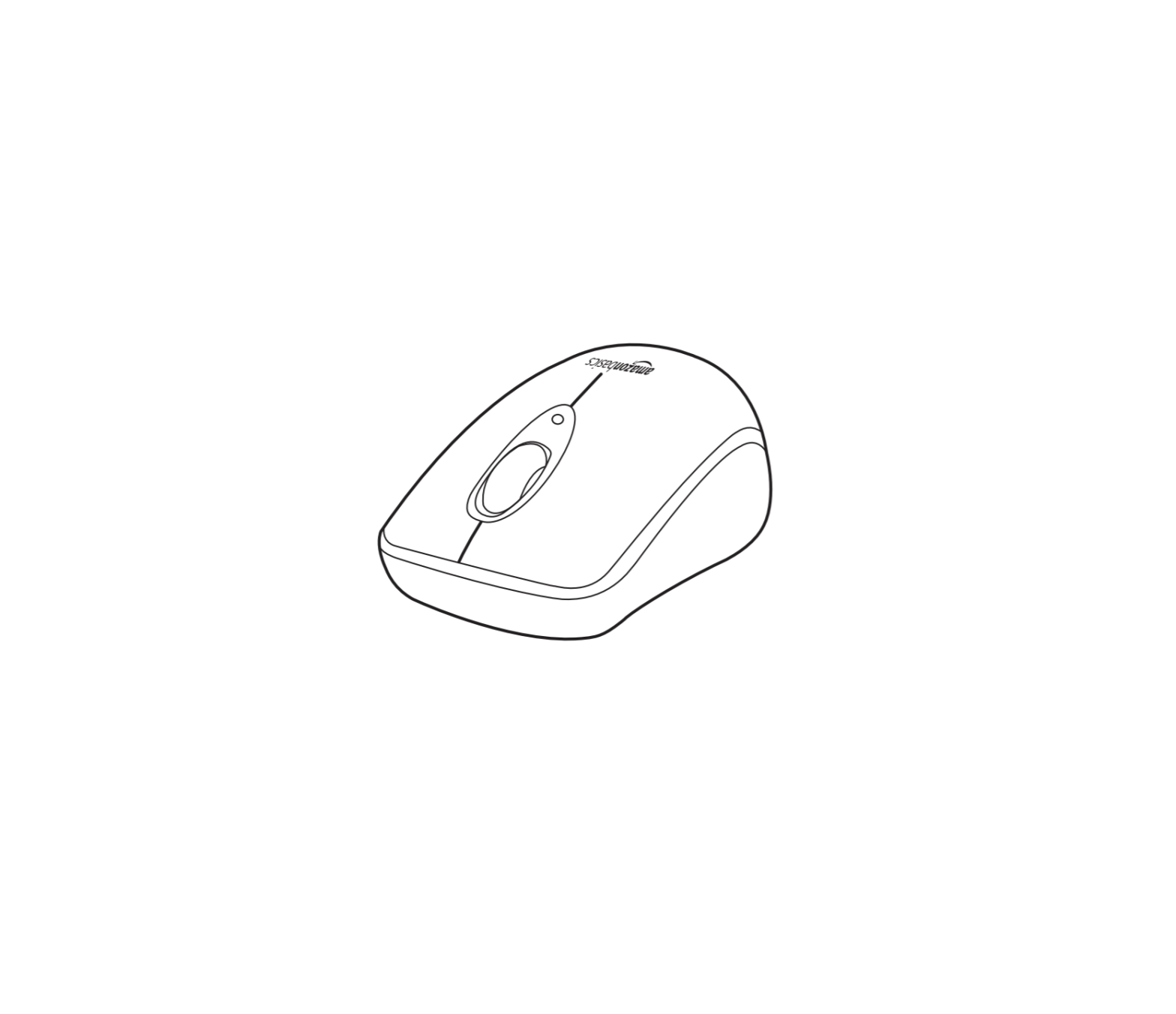 amazon basics M8126AR01 Wireless Mouse with Nano Receiver User Manual