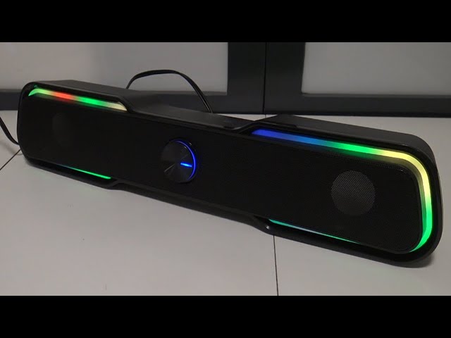 anko Gaming Desktop PC Soundbar with RGB Instruction Manual