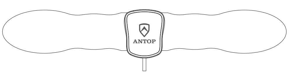 ANTOP AT-140 Paper Thin Indoor TV Antenna User Manual