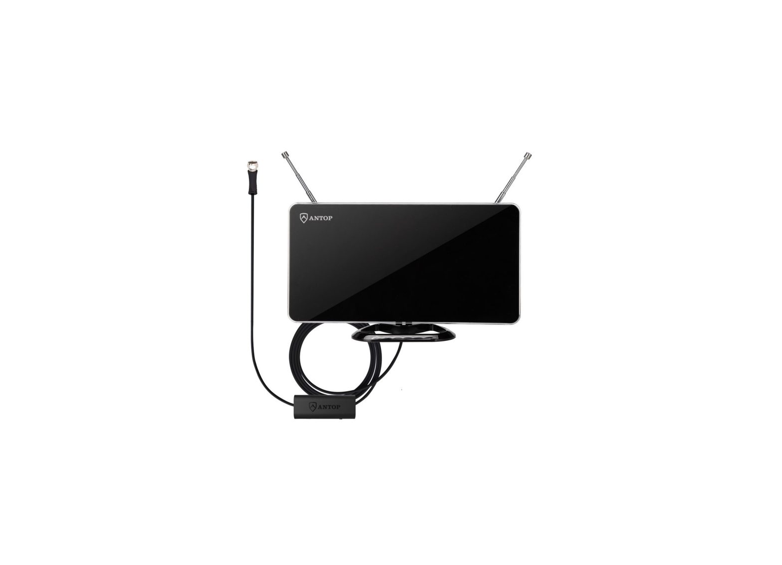 ANTOP AT-211B Curved Panel Indoor TV Antenna with Smartpass Amplifier and LTE Filter User Manual