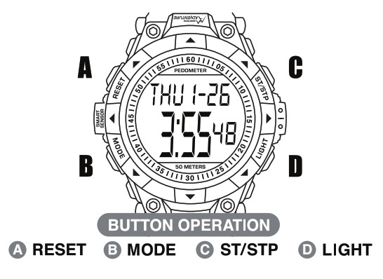 Armitron ADVENTURE MD16388 Series Watch User Manual