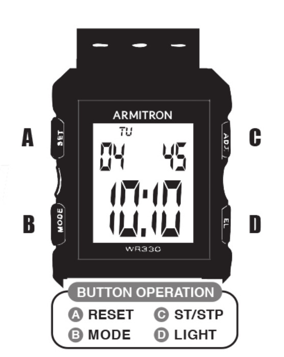 Armitron M807 2 Series Watch User Manual