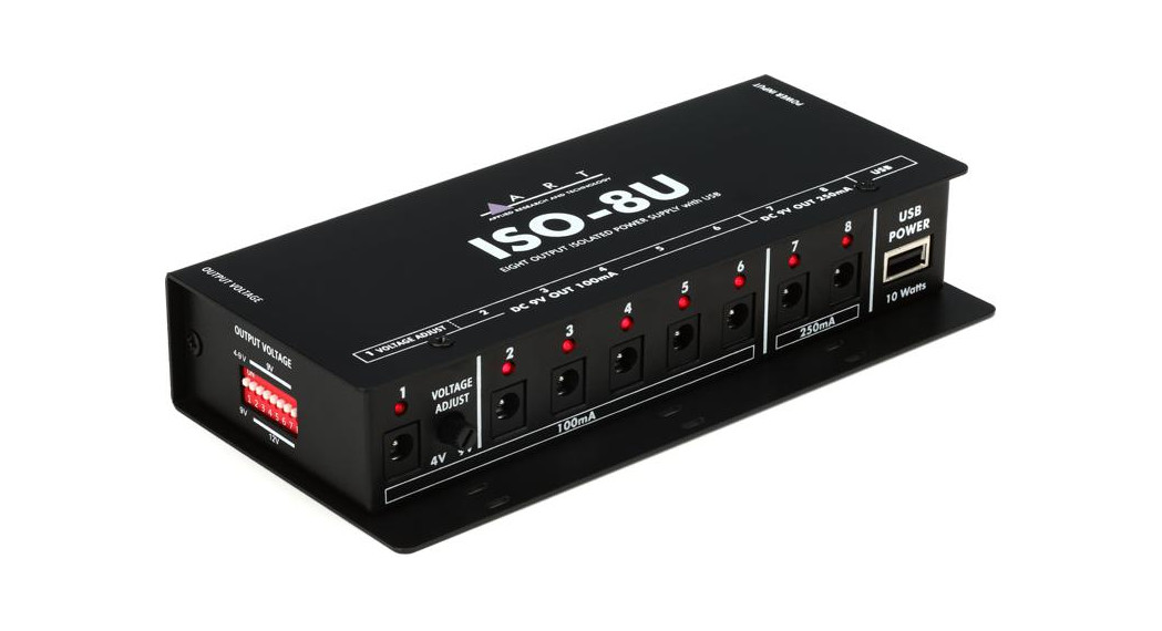 ART Eight Output Isolated Power Supply With USB ISO-8U User Manual