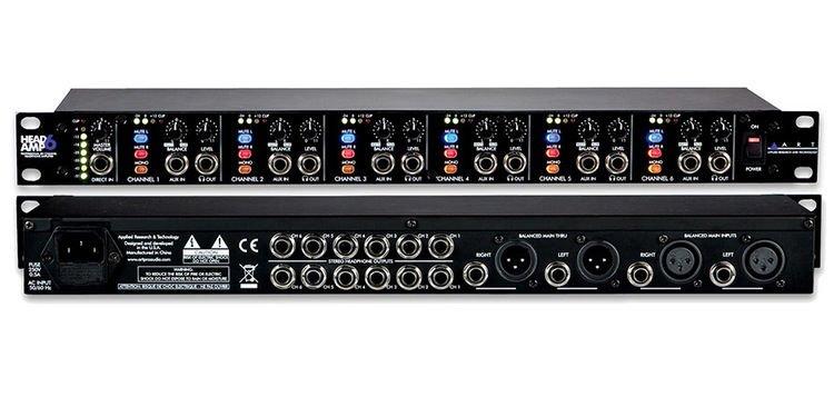 ART HeadAmp6 Professional Six Channel Headphone Amplifier Instruction Manual