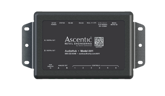 Ascentic Demonstration AudioHub AH1 User Manual