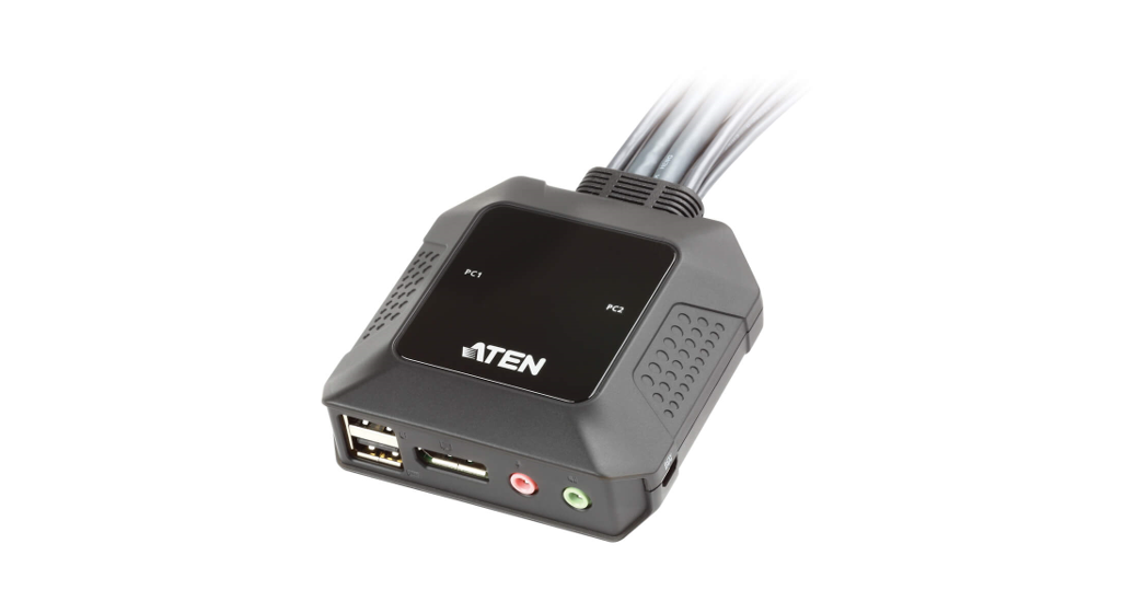 ATEN 2-Port USB DisplayPort Cable KVM Switch Instruction Manual