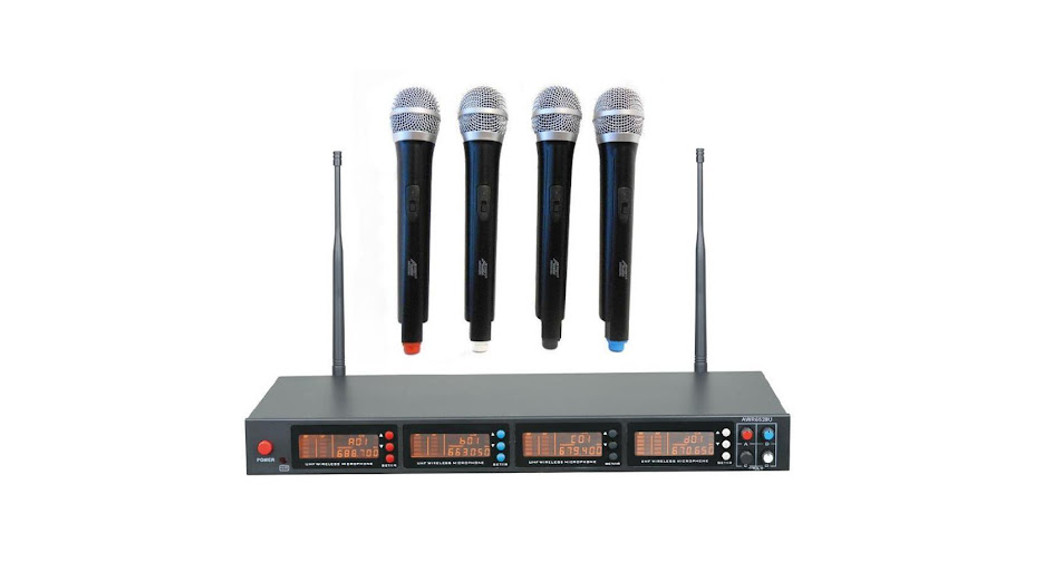Audio 2000 s AWM6036U USB Powered UHF Wireless Microphone System Owner’s Manual