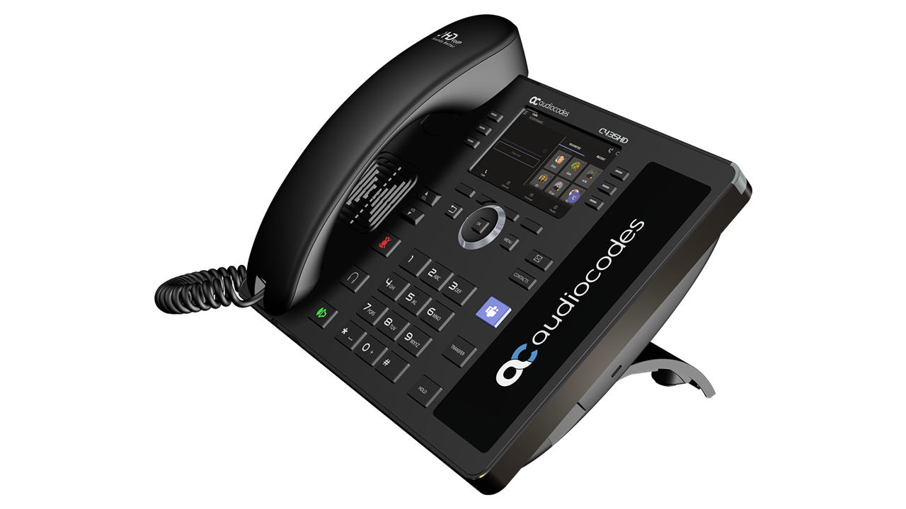 audiocodes C435HD IP Phone for Microsoft Teams User Guide