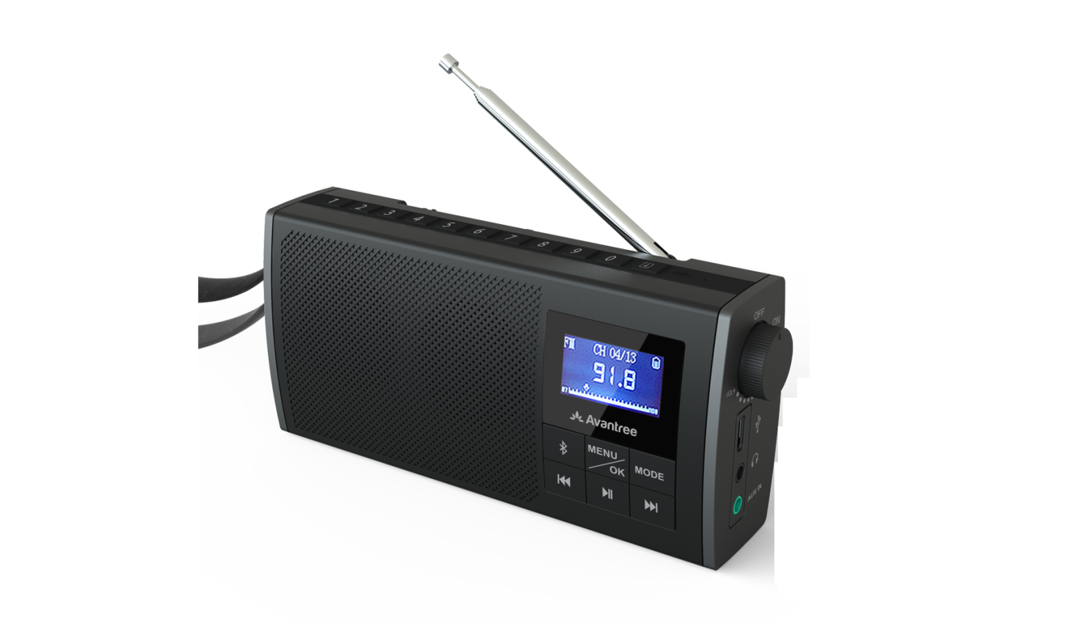 Avantree BTSP-860-BLK Wireless Portable Radio Speaker User Manual