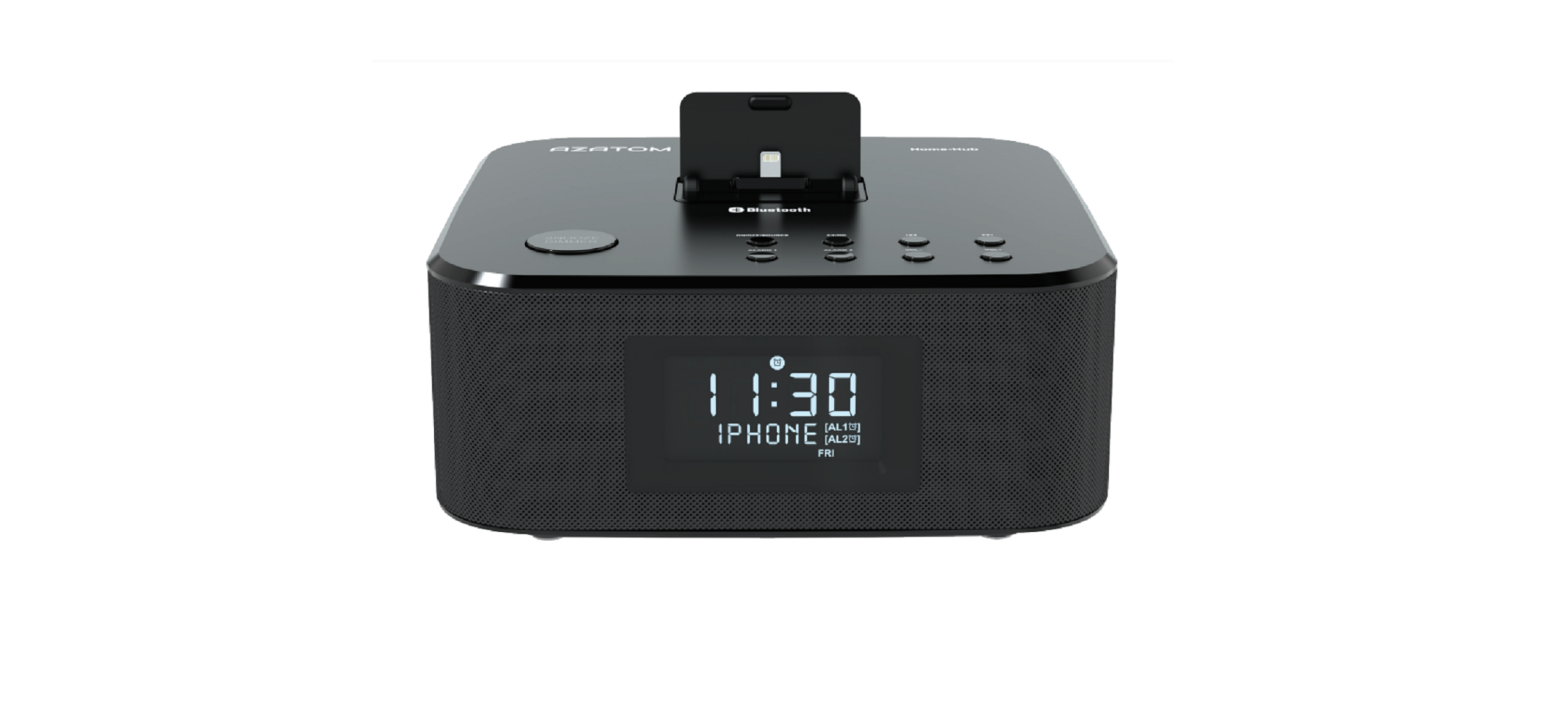 AZATOM HomeHub B1 FM Radio with BT Audio and Lightning Dock User Manual