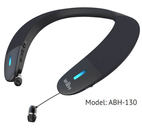 BeHear ABH-130 Neck Speaker & Personal Hearing Amplifier User Guide
