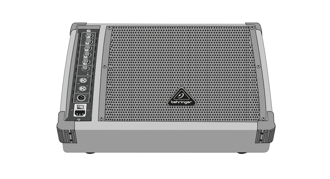 behringer EUROLIVE F1220D Bi-Amped 250-Watt Monitor Speaker System User Guide