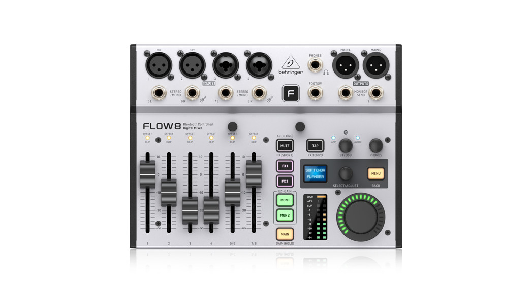 behringer Flow 8 Digital Mixer with Bluetooth User Guide