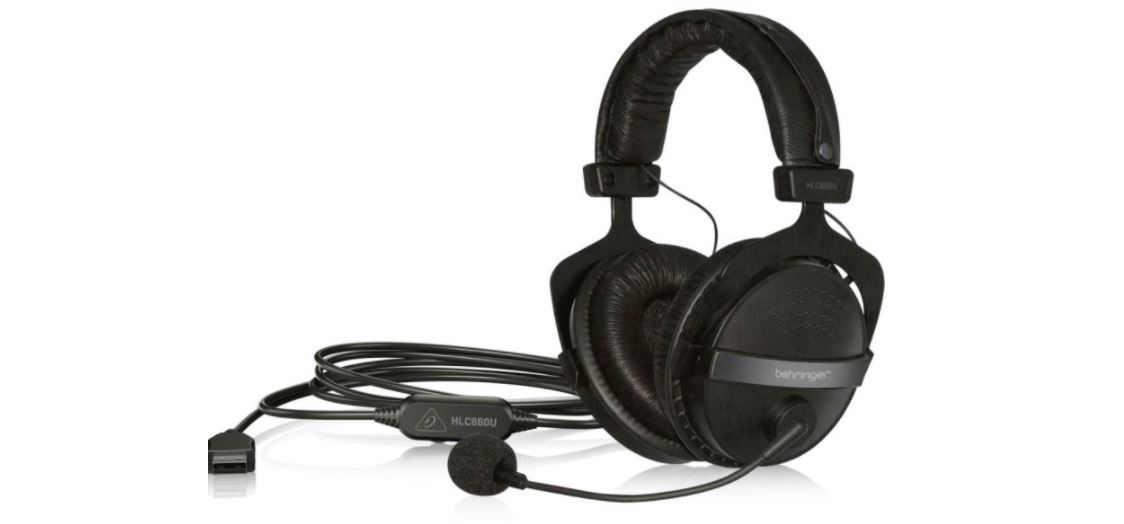 behringer HLC660U USB Stereo Headphones with Built-In Microphone User Guide