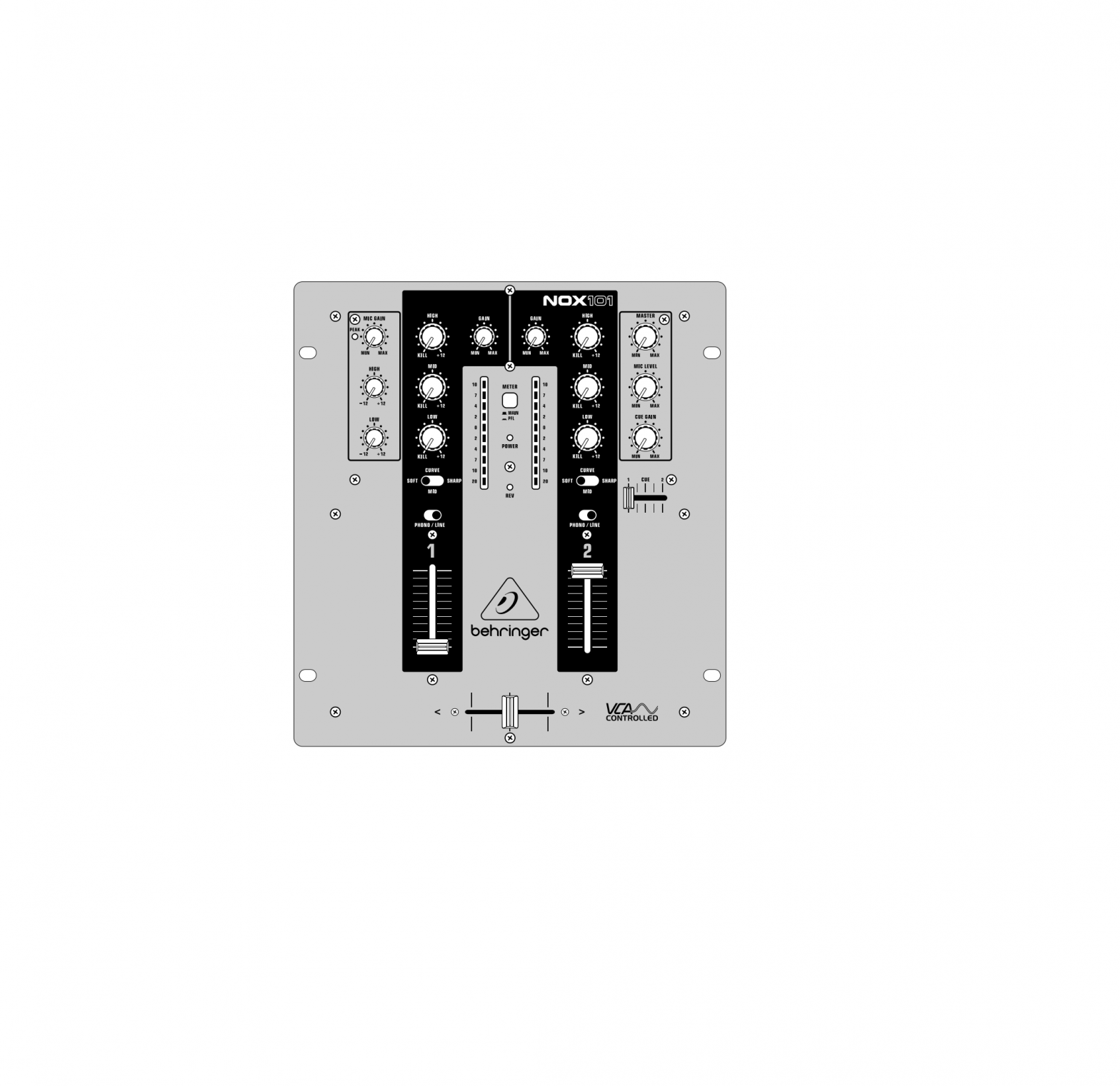 behringer Premium 2-Channel DJ Mixer with Full VCA-Control and Ultraglide Crossfader User Guide