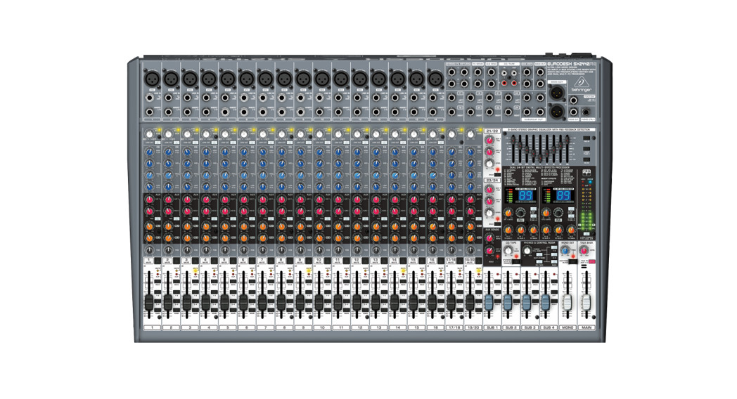 behringer SX2442FX Ultra-Low Noise Design 24-Input 4-Bus Studio Live Mixer User Guide