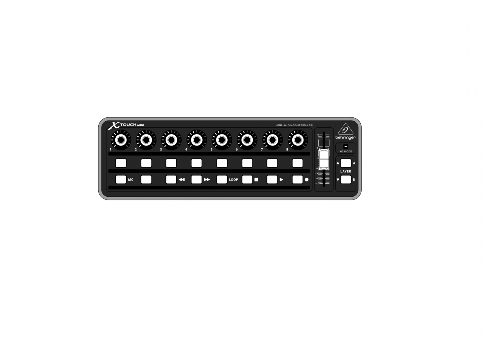 behringer X-TOUCH Mini Ultra Compact Universal USB Controller User Guide