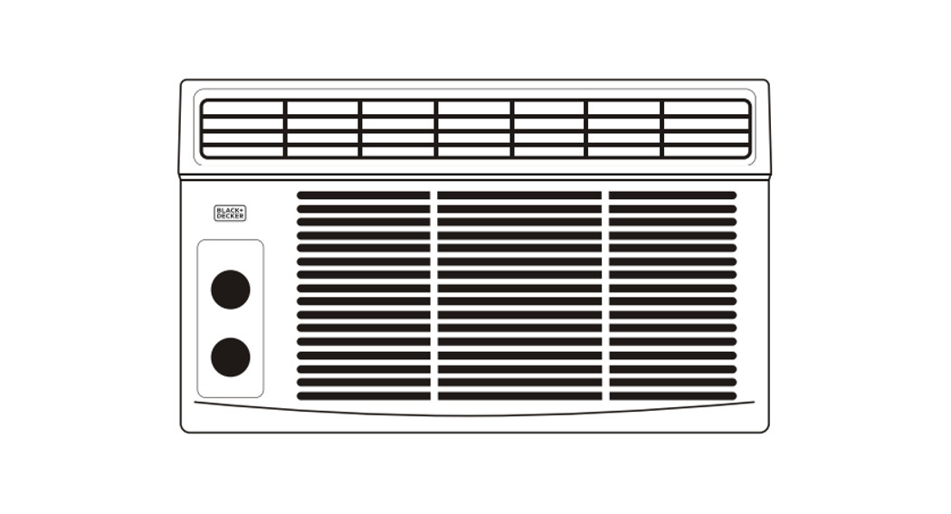 BLACK DECKER BD05MWT Mechanical Window Air Conditioner Instruction Manual