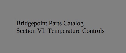 Bridgepoint Parts Catalog