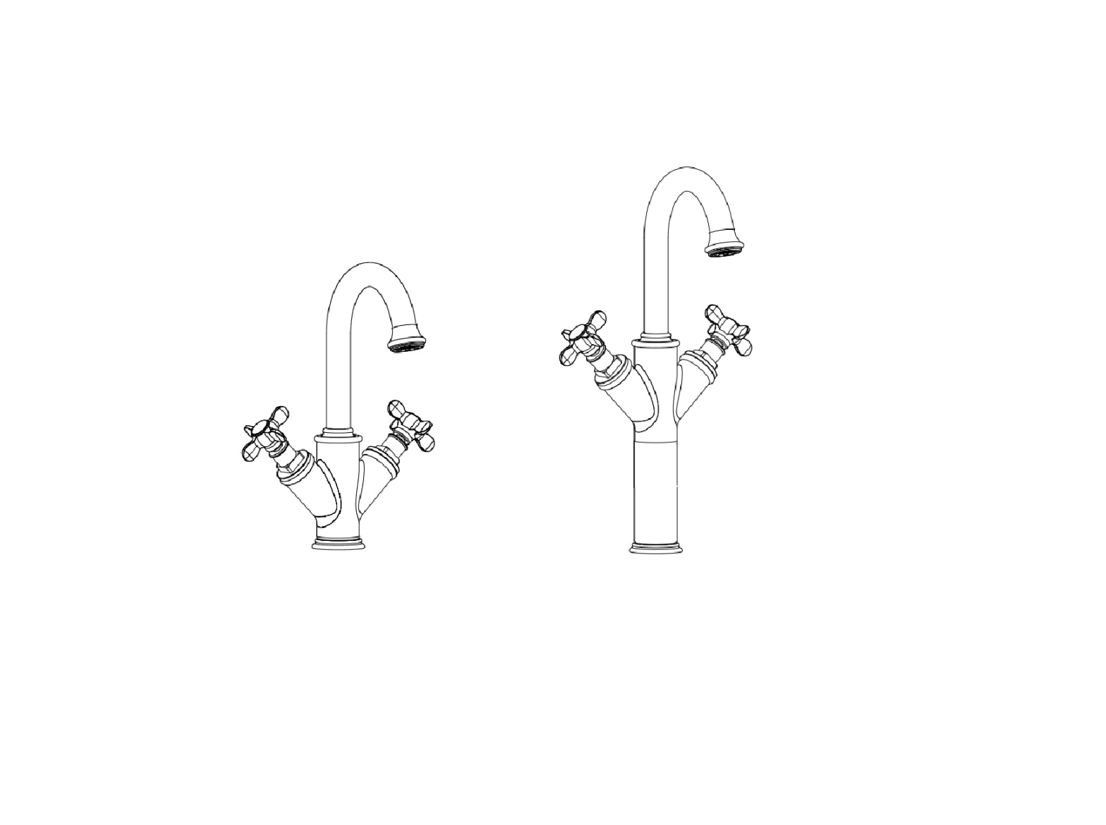 Camden BeBa_25960 Double-handle Basin Mixer Tap User Manual