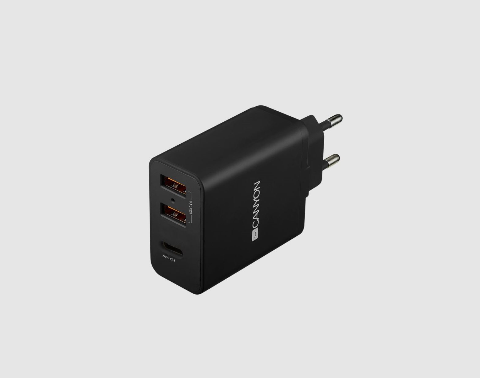 CANYON CNE-CHA08 Dual USB-A and USB Type C PD wall charger User Guide