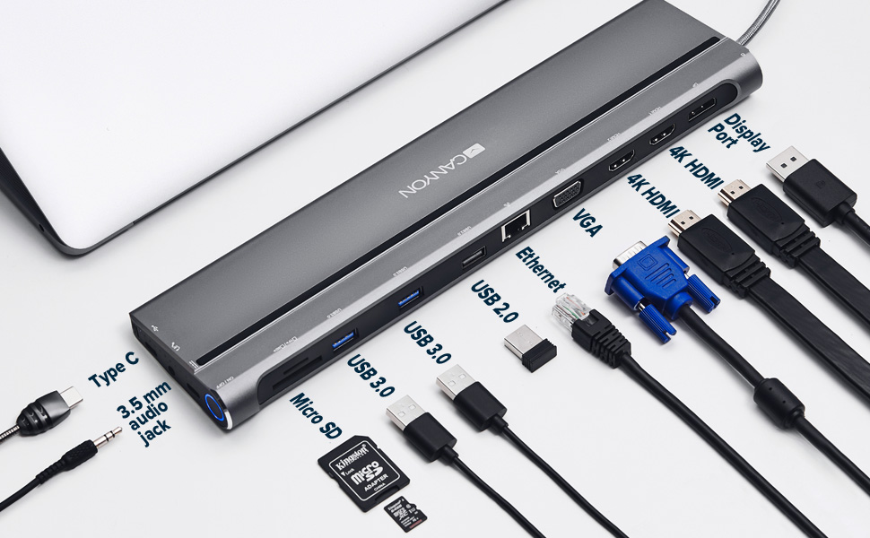 CANYON DS-4 USB 3.0 USB Type C 5 Port Hub User Guide