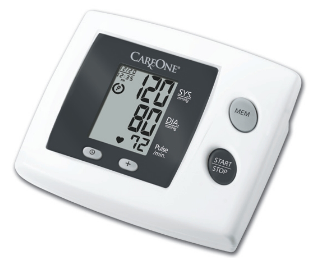 CareOne Manual Inflate Blood Pressure Monitor Homedics AHBPS-060