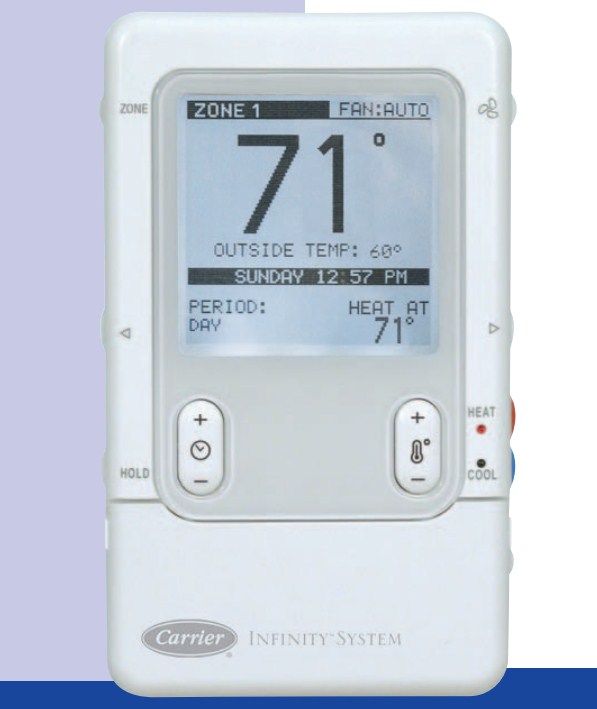 Carrier Infinity Control Thermostat Manual
